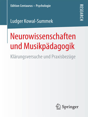 cover image of Neurowissenschaften und Musikpädagogik
